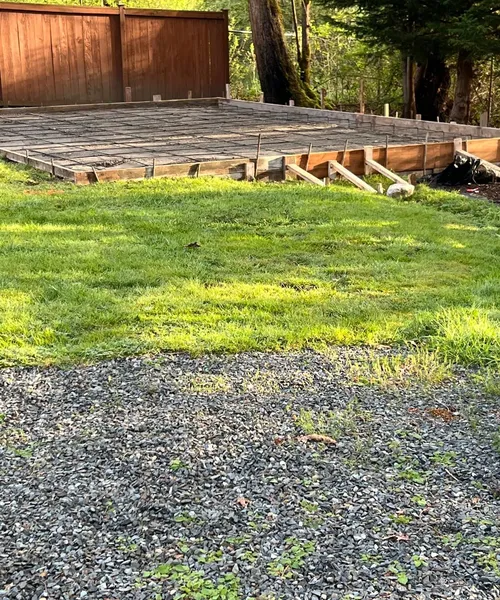 Broom Finish Patio And Sport Court Slab in Bothell 